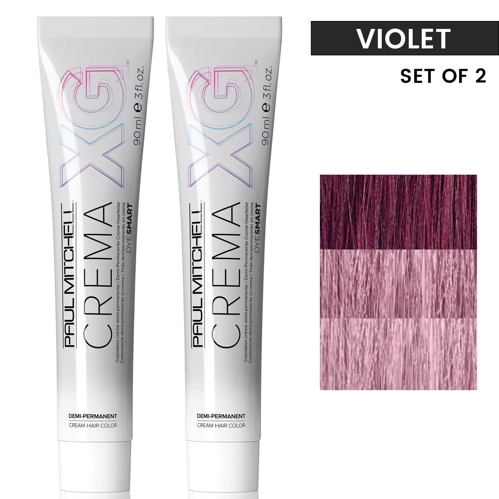 The Color XG Crema Violet Shade Level Duo Dye Smart 90ml set of 2