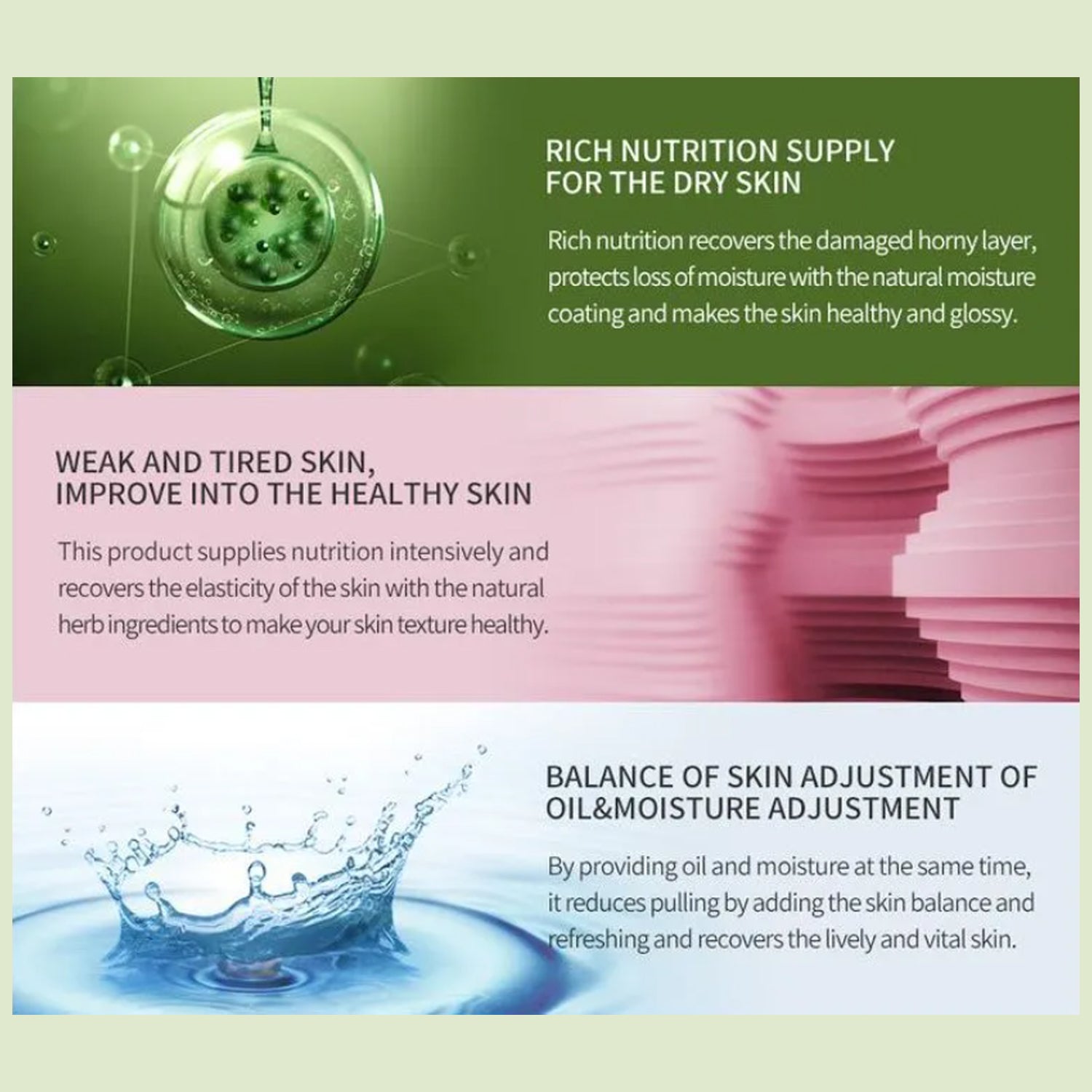 BE THE SKIN - Botanical Nutrition Cream features