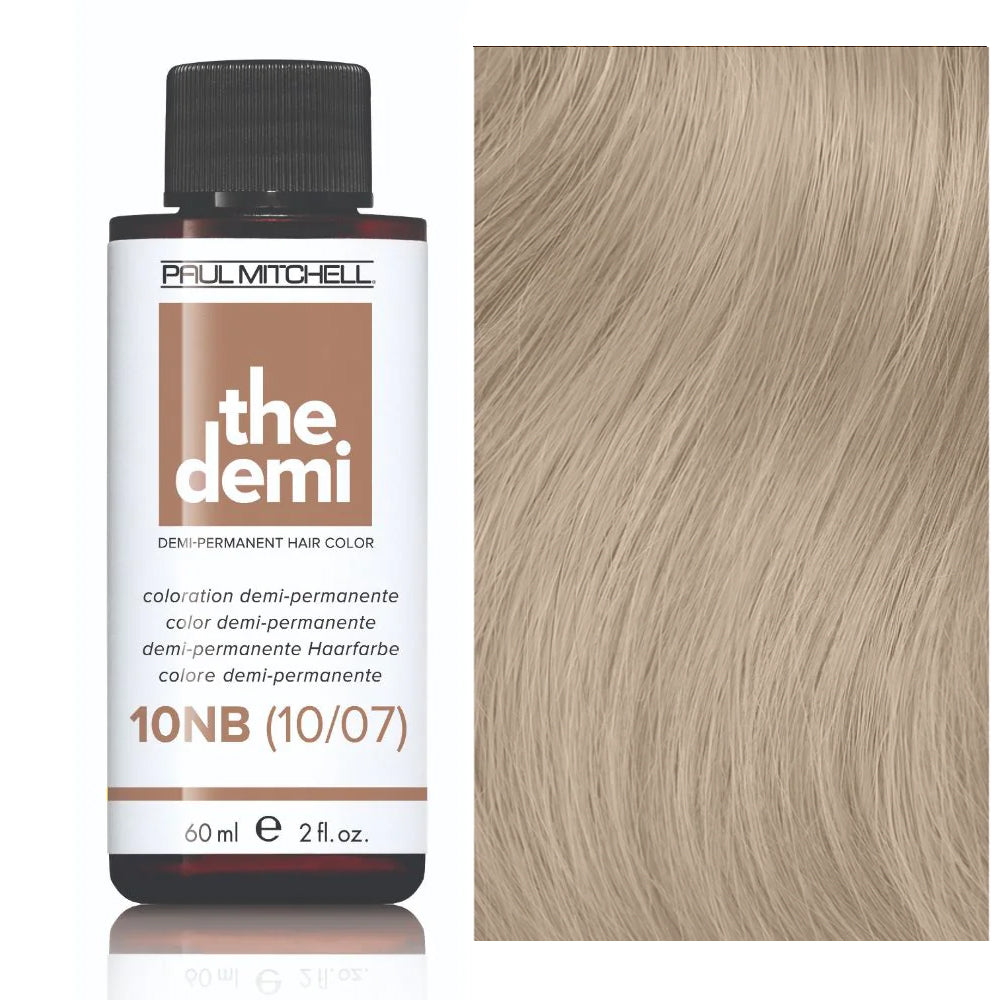 The Demi by Paul Mitchell Natural Beige Tone – Ammonia-Free Demi-Permanent Hair Color with Shine & Conditioning