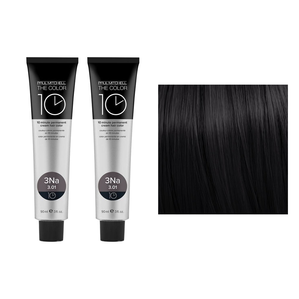 Paul Mitchell The Color 10 Minutes Permanent Natural Ash Duo Set 3NA Dark Natural Ash Color