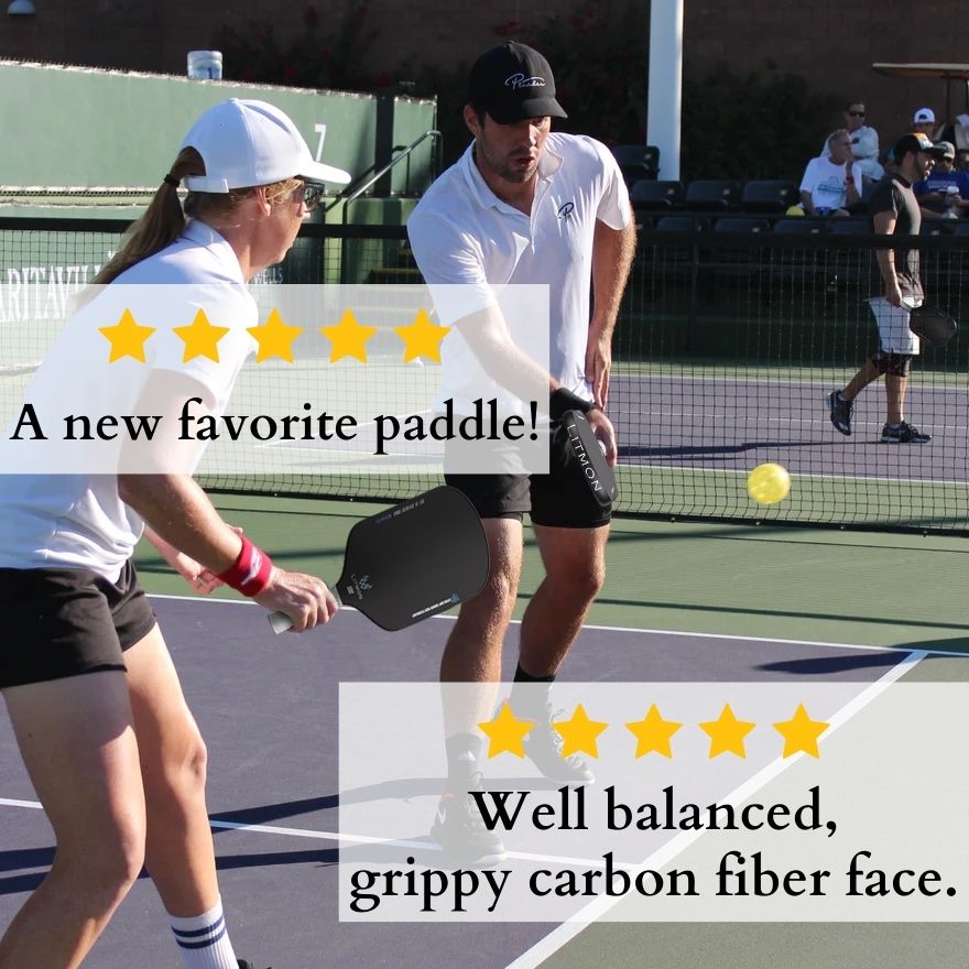 Best Thermoformed T700 Premium Carbon Fiber Pickleball Paddle for perfect balance, for spin and control