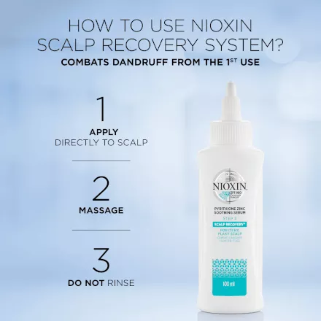 Nioxin Scalp Recovery Anti-Dandruff Soothing Serum How to Use