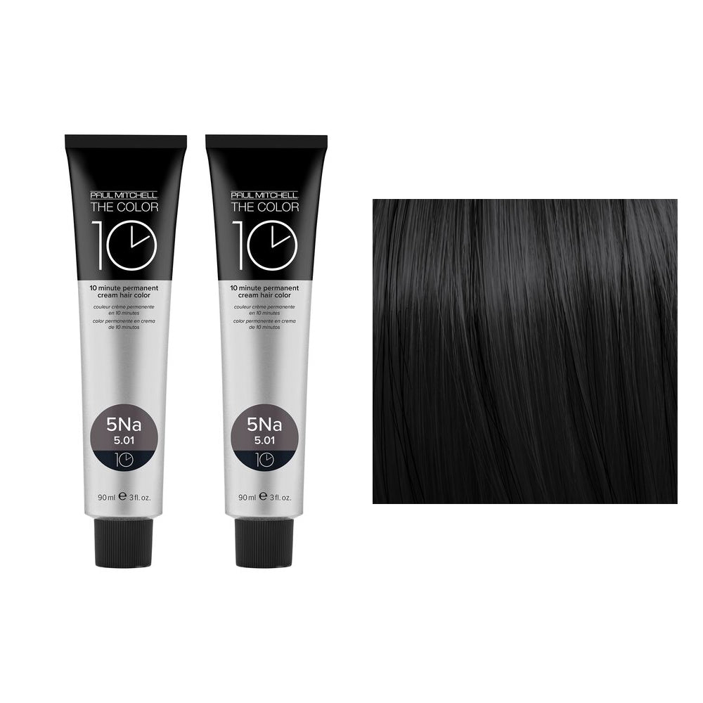 Paul Mitchell The Color 10 Minutes Permanent Natural Ash Duo Set 5NA Natural Ash Color