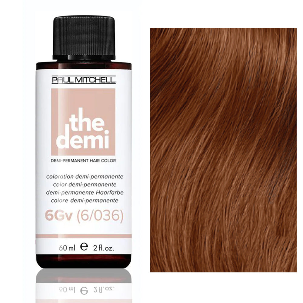 Paul Mitchell The Demi Gold Violet Tone Semi-Permanent Hair Color 2oz 6GV
