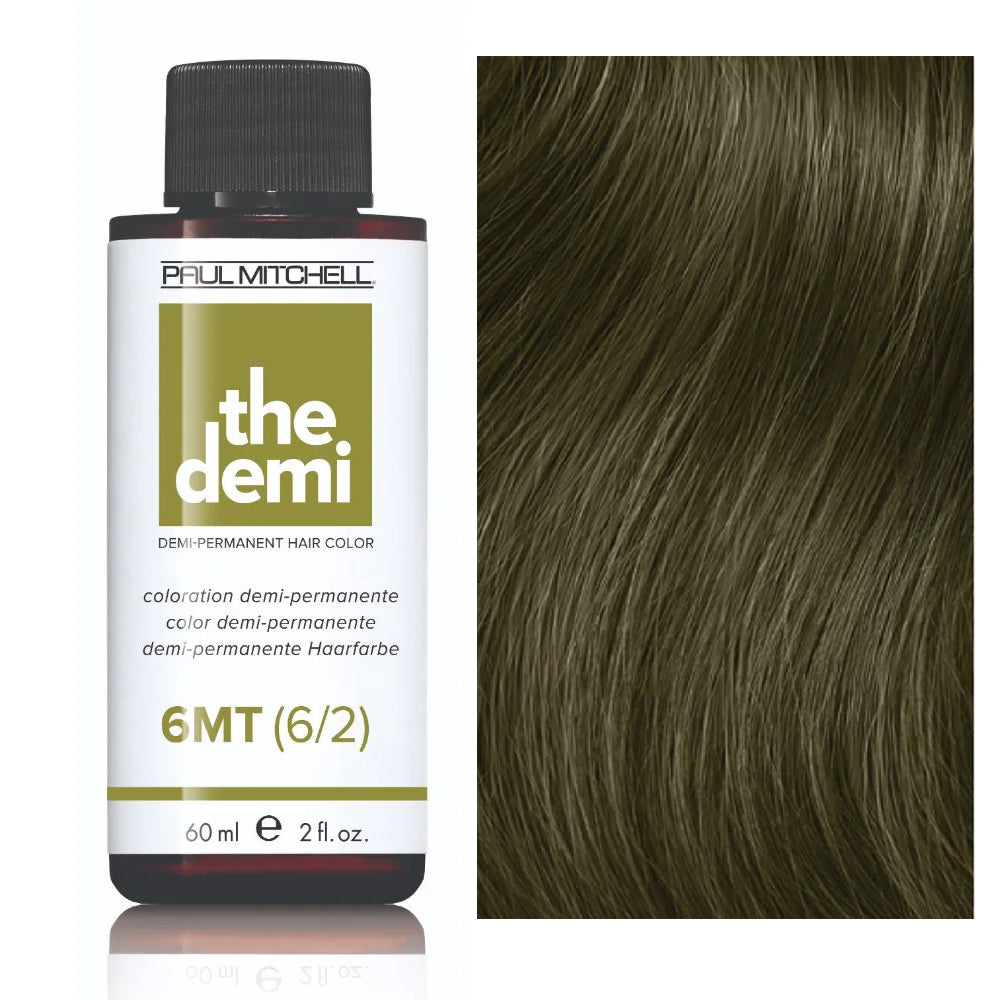 Paul Mitchell The Demi Matte Tone Semi-Permanent Hair Color 2oz  6MT