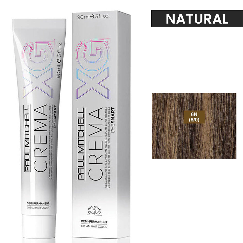 Paul Mitchell XG Crema Dye Smart Natural Level 90ml 3oz 6n