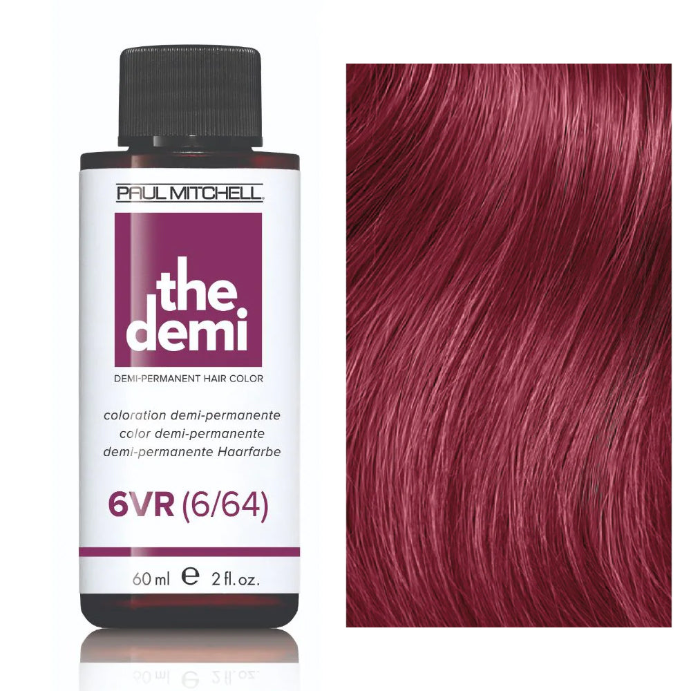 Paul Mitchell The Demi Violet Red Tone Semi-Permanent Hair Color 2oz 6VR