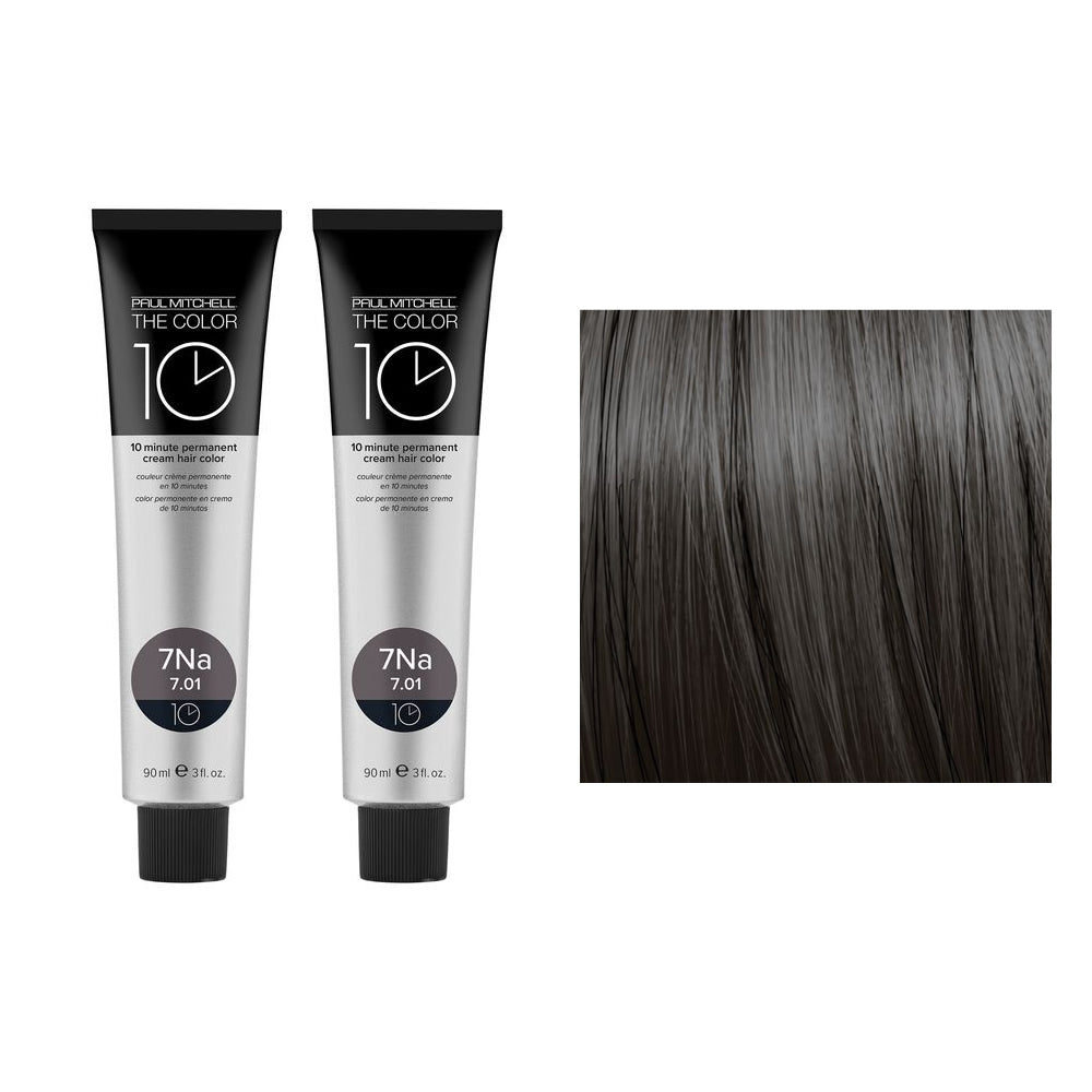 Paul Mitchell The Color 10 Minutes Permanent Natural Ash Duo Set 7NA Light Natural Ash Color