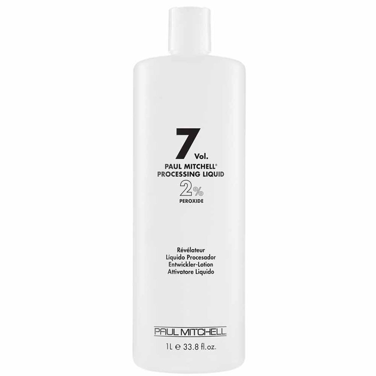 Paul Mitchell Processing Liquid 7 Volume (2% Peroxide) – 16.9 oz Developer for Demi-Permanent Hair Color 33.8 oz / 1000ml