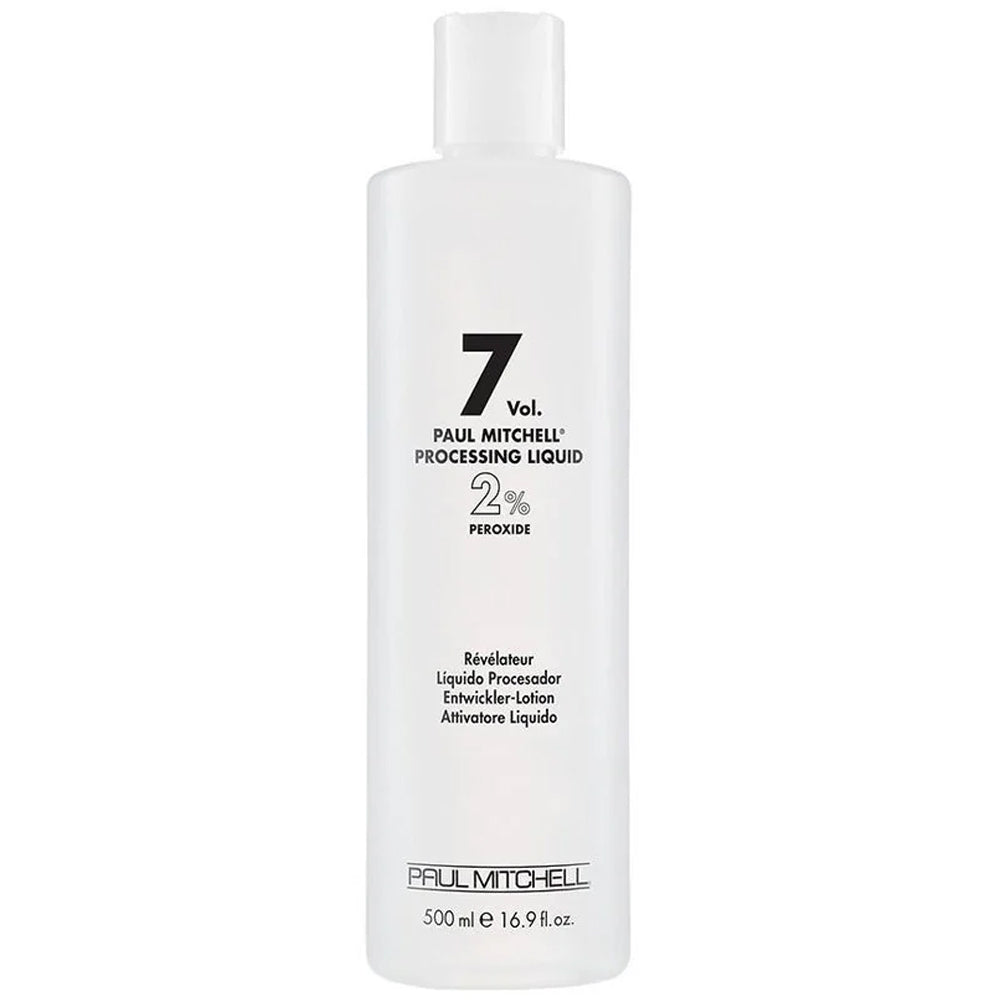 Paul Mitchell Processing Liquid 7 Volume (2% Peroxide) – 16.9 oz Developer for Demi-Permanent Hair Color 16.9oz / 500ml