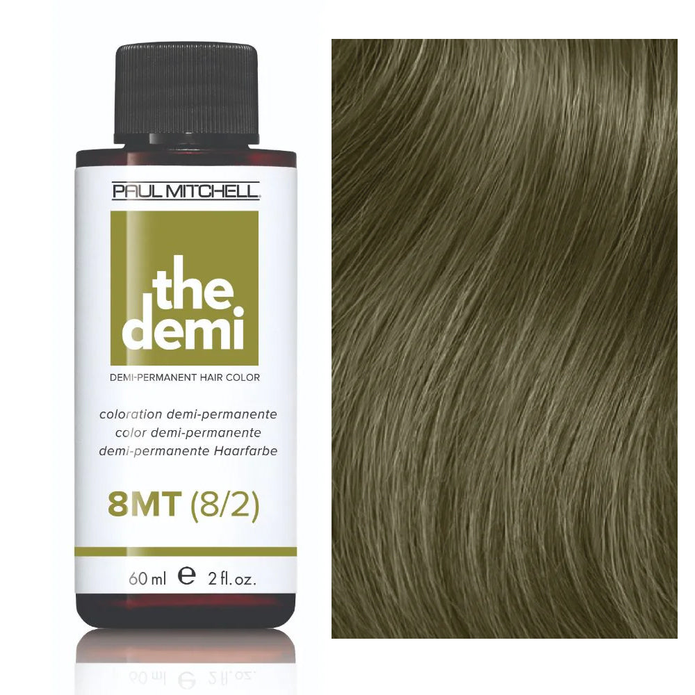 Paul Mitchell The Demi Matte Tone Semi-Permanent Hair Color 2oz  8MT