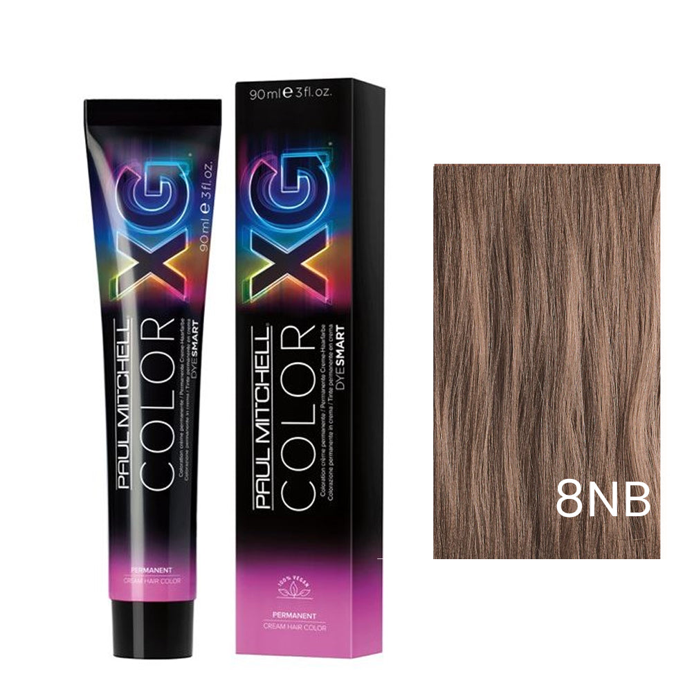 Paul Mitchell The Color XG Professional Permanent Hair Color 8NB Light Natural Brown Blonde