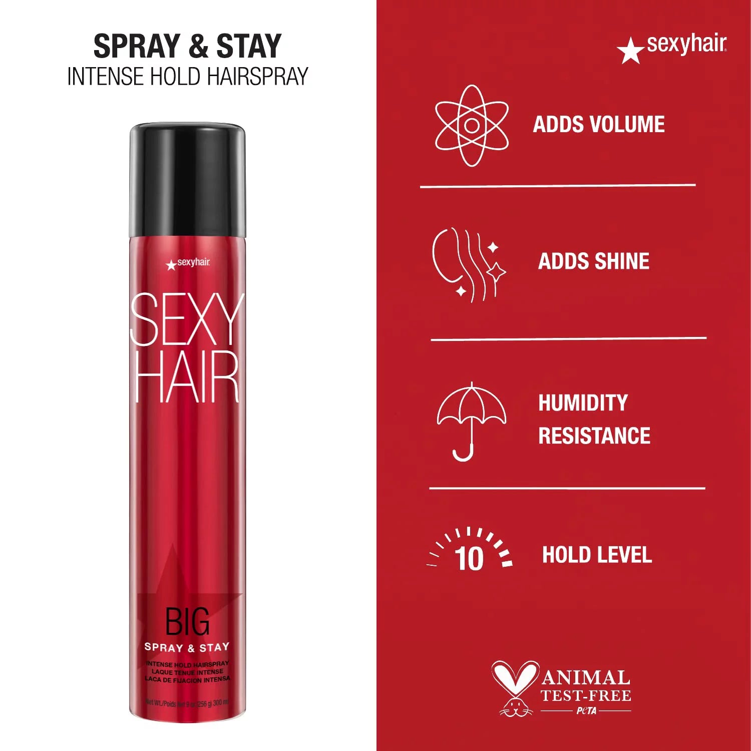 Big Sexy Hair Spray & Stay Intense Hold Hairspray Benefits