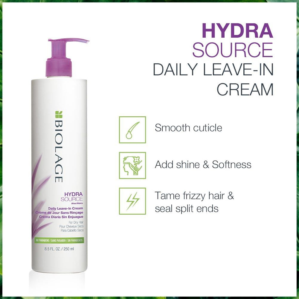 Biolage HydraSource Daily Leave in Cream 8.5oz / 250ml on sale
