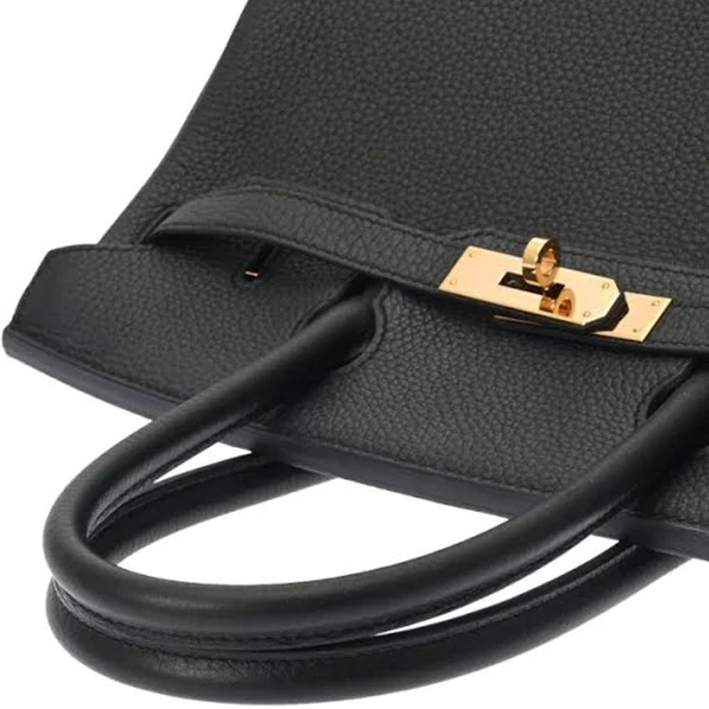 Birken30 black togo with gold hardware, best quality
