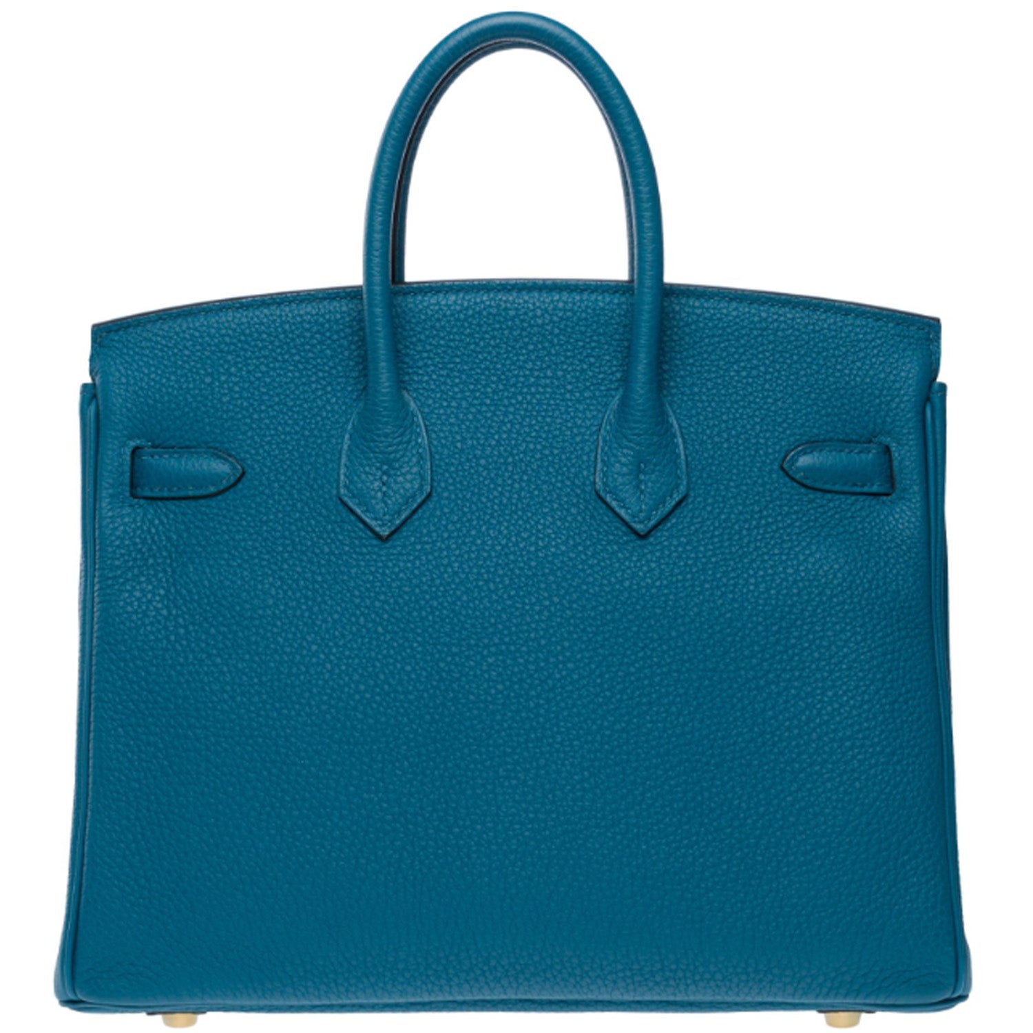 Birkin30 togo blue jean bag back
