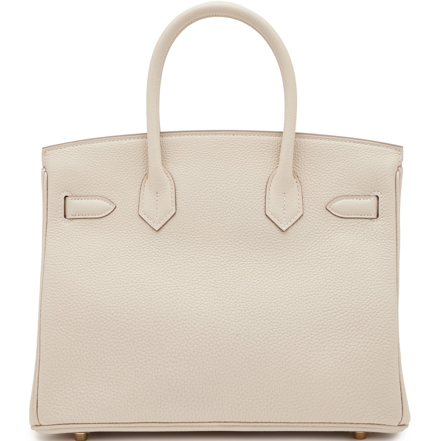 Birkin30 togo cream with gold hardware back