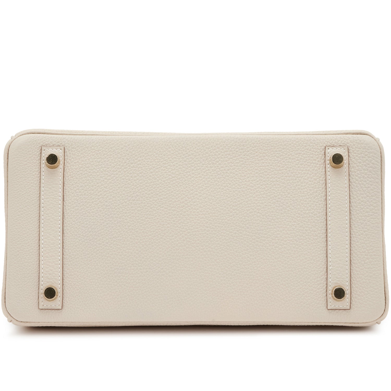 Birkin30 togo cream with gold hardware details