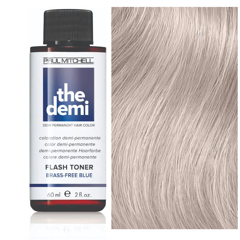 Paul Mitchell Flash Toners – ammonia-free hair toner for quick blonde toning Brass-free blue

