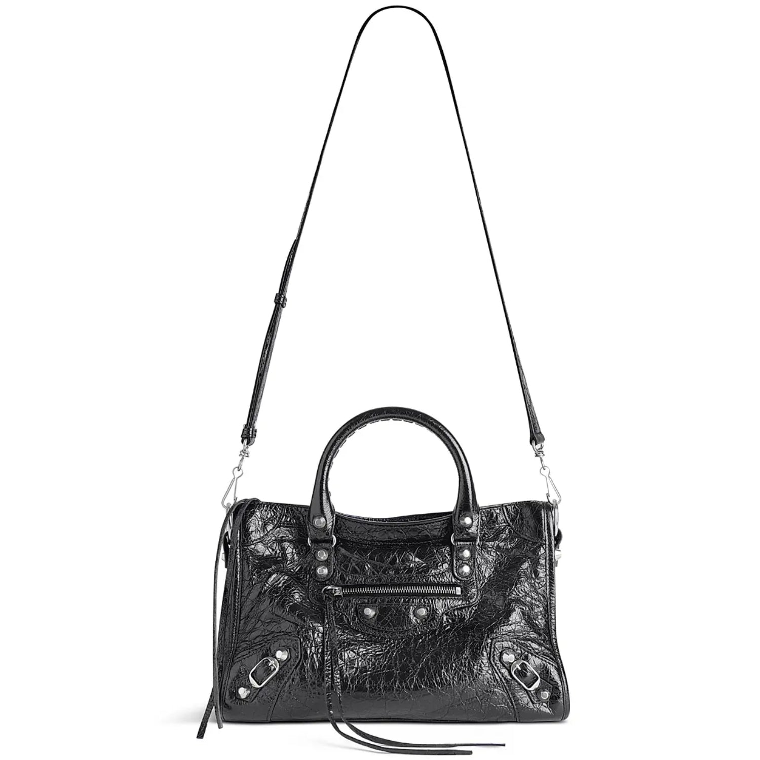 Luxury-inspired city handbag in black – chic women’s fashion bag