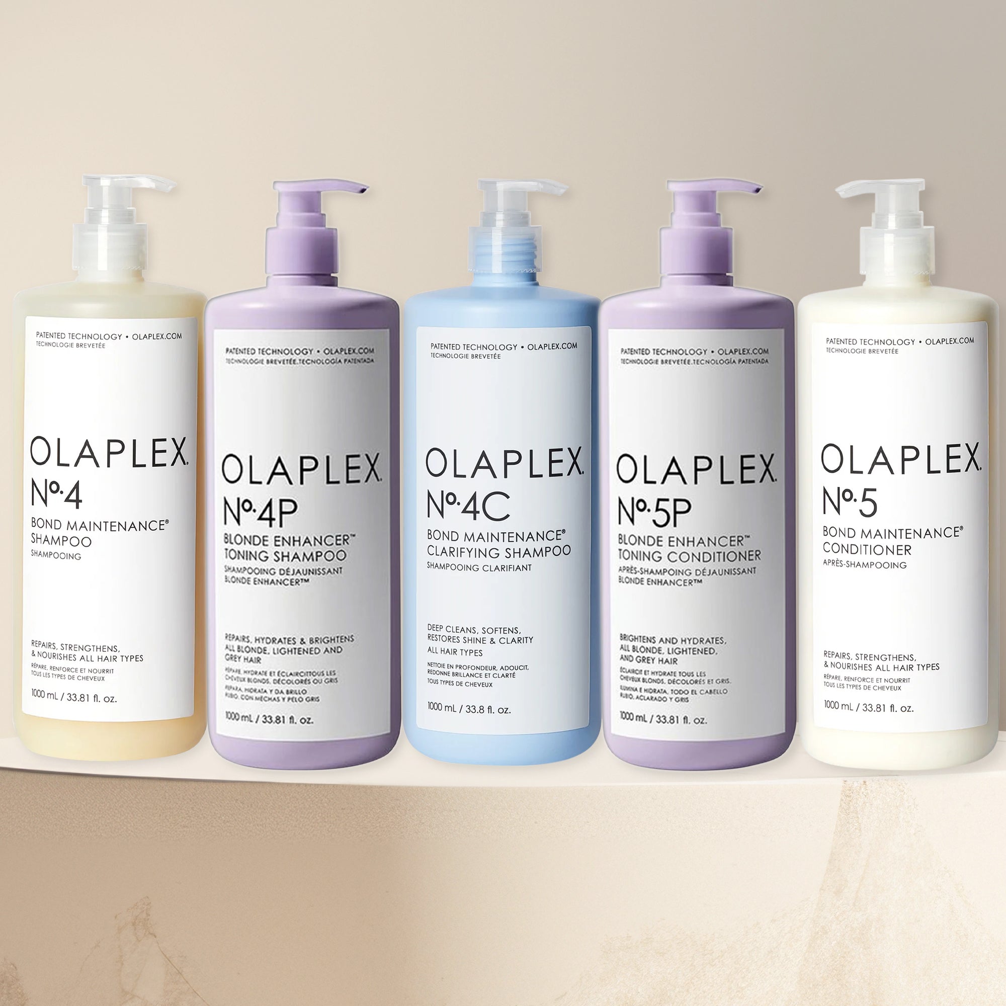 Olaplex Liter Complete Set no. 4 4p 4c 5 5p on sale 1000ml 1 liter