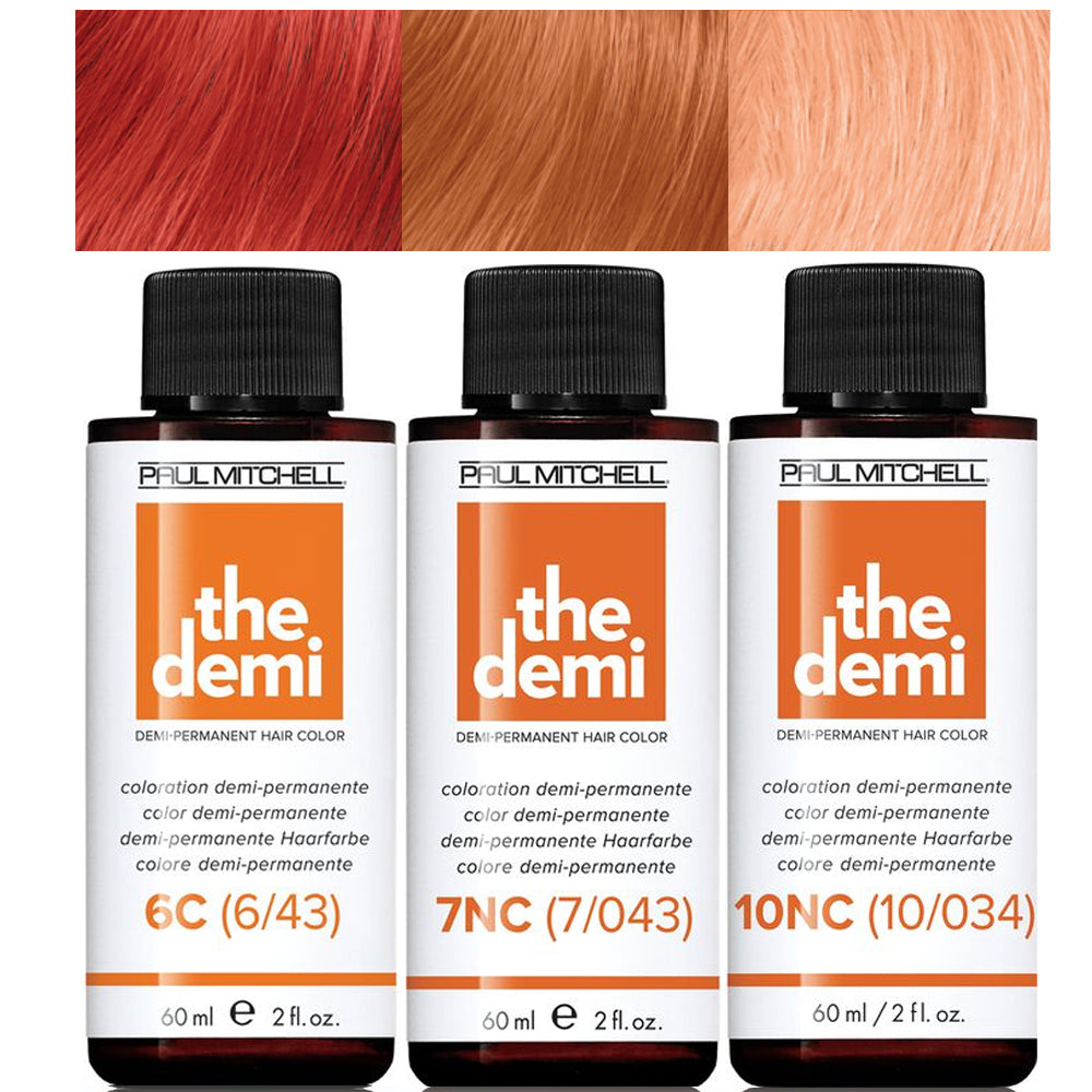 Paul Mitchell The Demi Copper Tone Semi-Permanent Hair Color 2oz