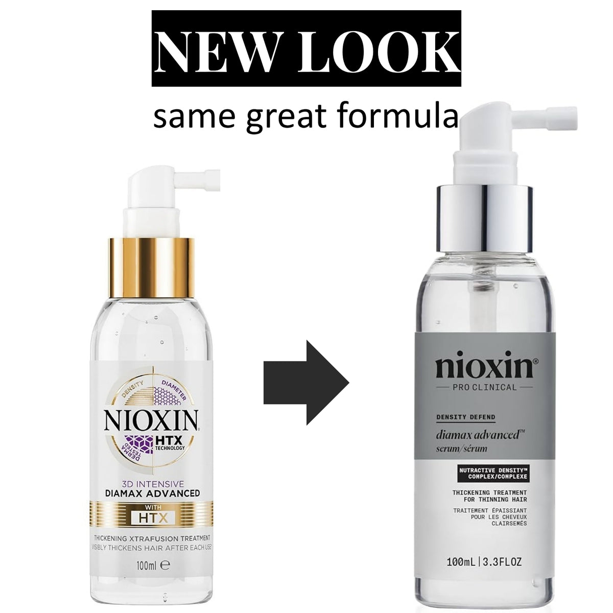 Nioxin Diamax Advanced new packaging