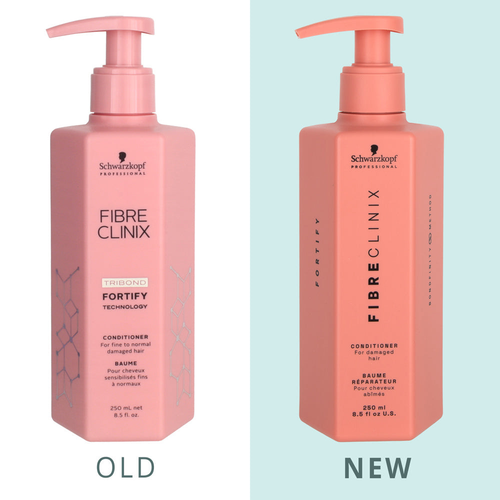 Schwarzkopf Fibre Clinix Fortify Shampo 300ml & Conditioner 250ml/10.1