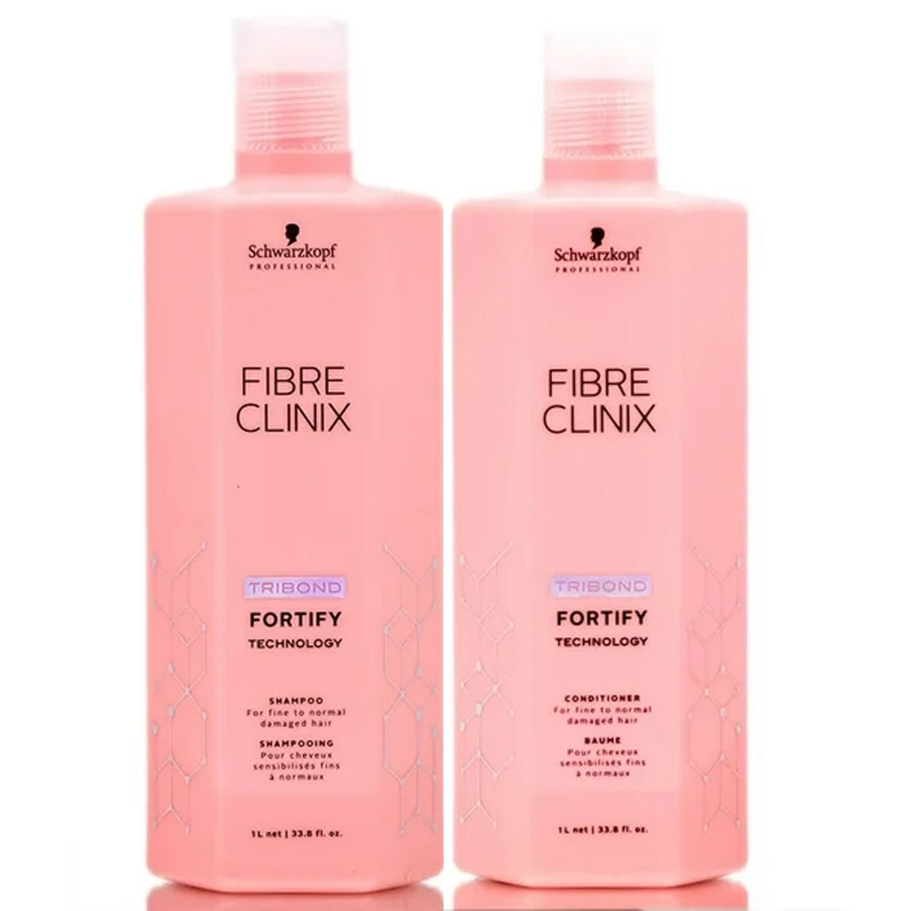 SCHWARZKOPF FORTIFY SHAMPOO AND CONDITIONER BIG 1 LITER SET