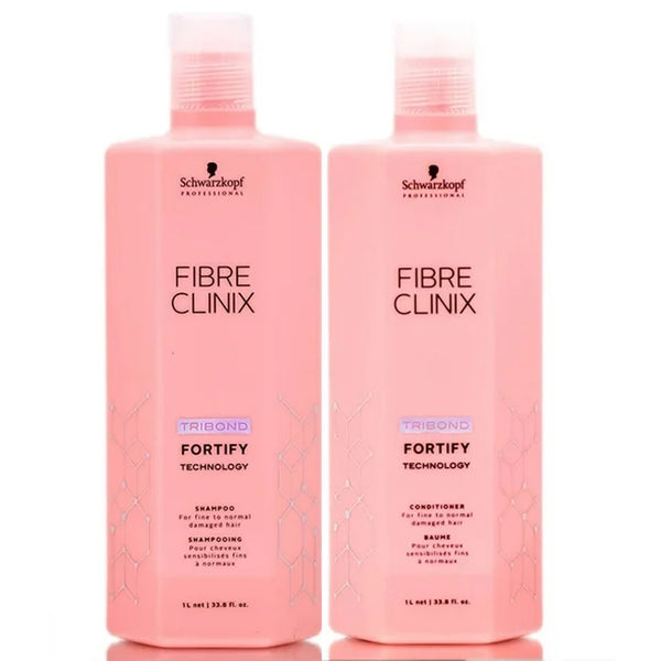Schwarzkopf Fibre Clinix Fortify 3点セット Schwarzkopf Fibre Clinix Fortify Shampoo and Conditioner Duo