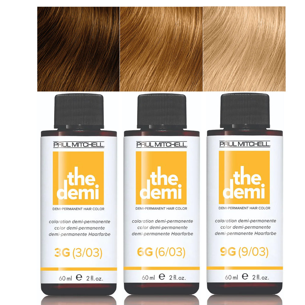 Paul Mitchell The Demi Gold Tone Semi-Permanent Hair Color 2oz
