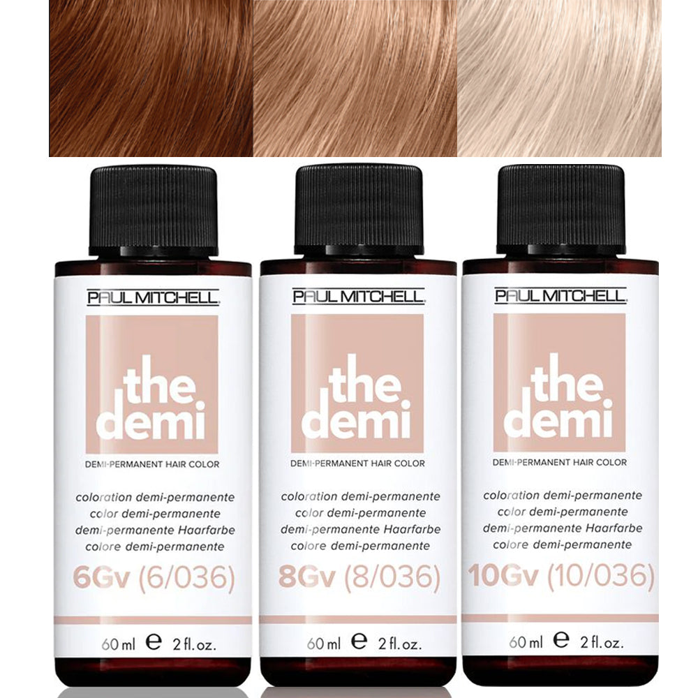 Paul Mitchell The Demi Gold Violet Tone Semi-Permanent Hair Color 2oz