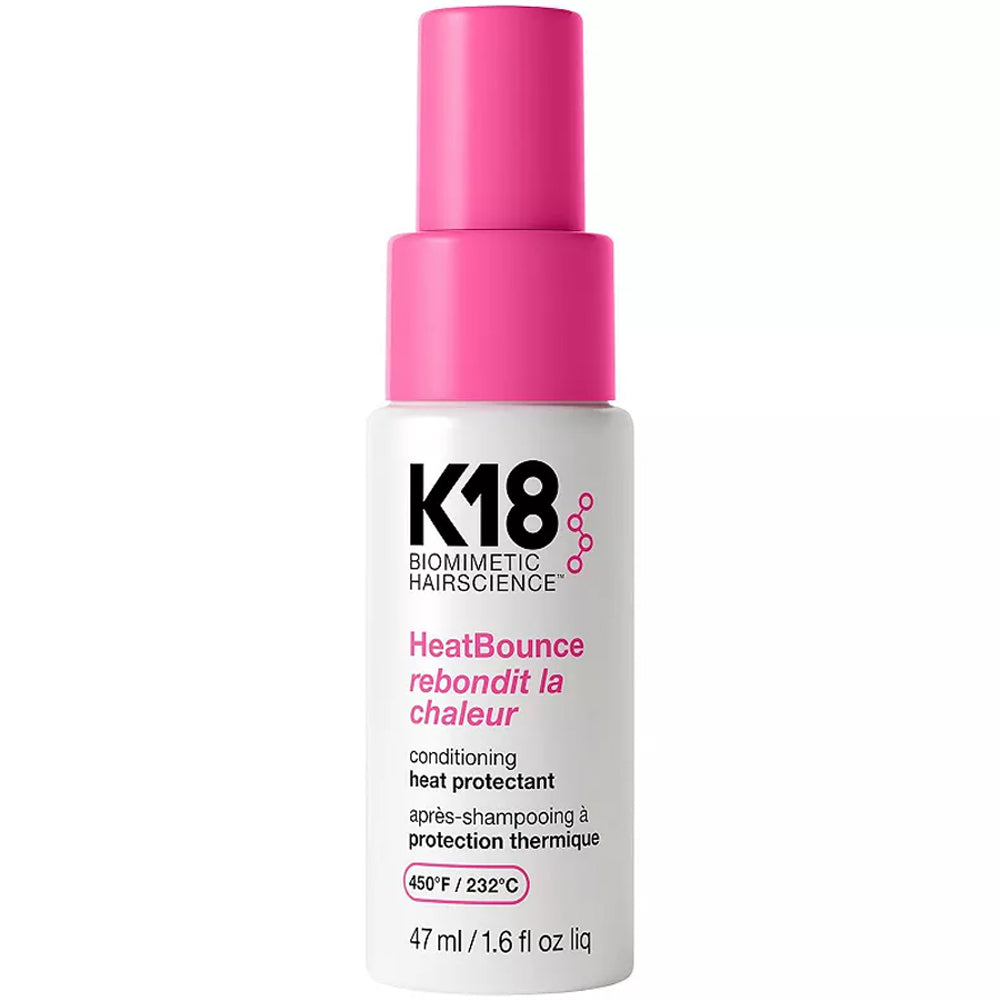 K18 HeatBounce Conditioning Heat Protectant leave in travel 1.6oz