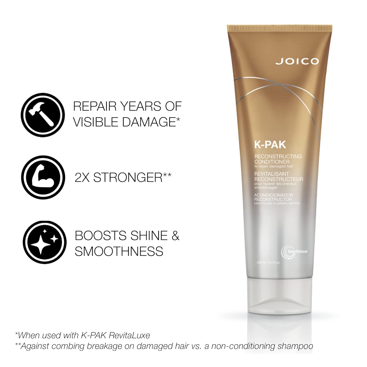 Joico K Pak Deep Penetrating Reconstructor For Damaged Hair shops - Pack of 2