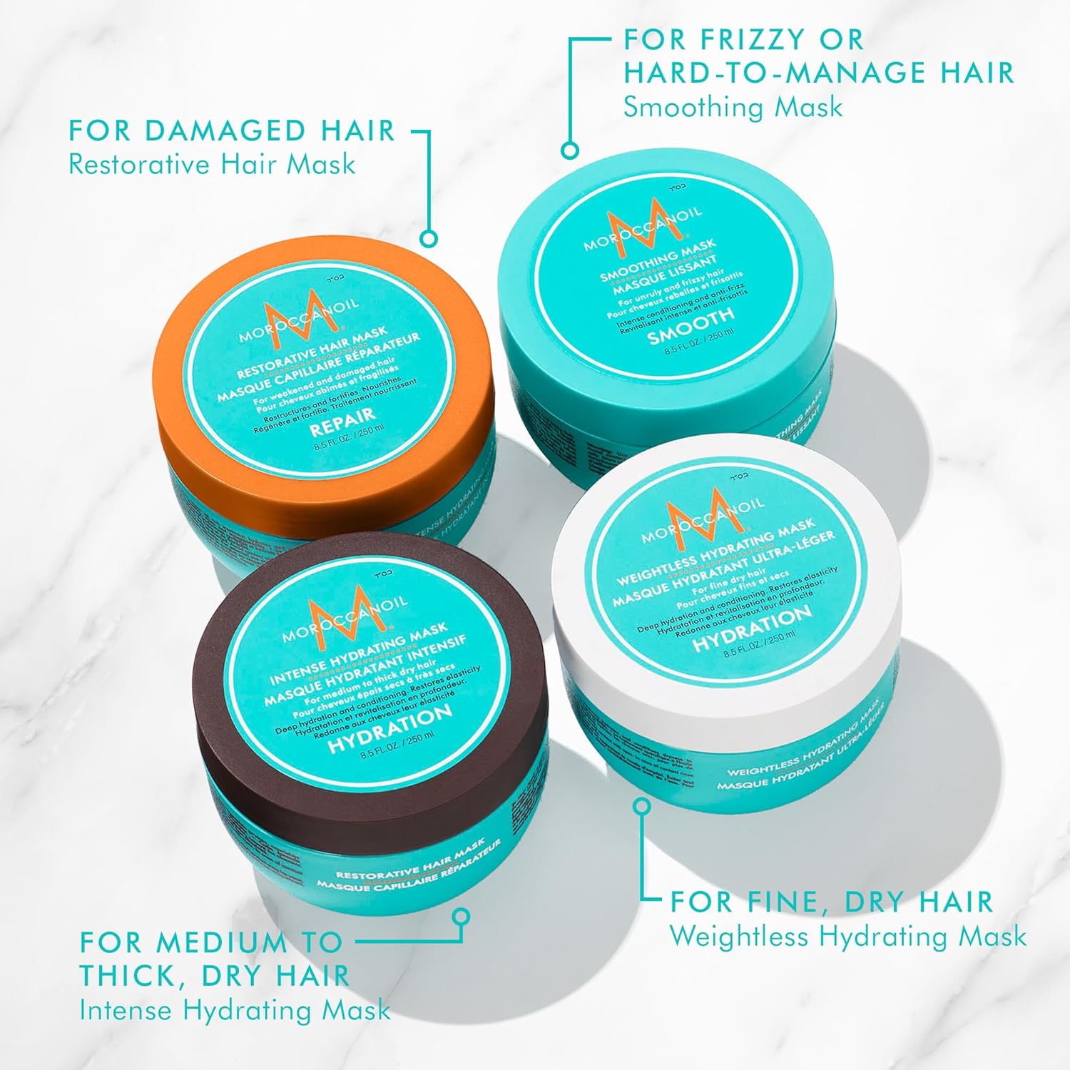 MOROCCANOIL HAIR MASK collection guide recommendation