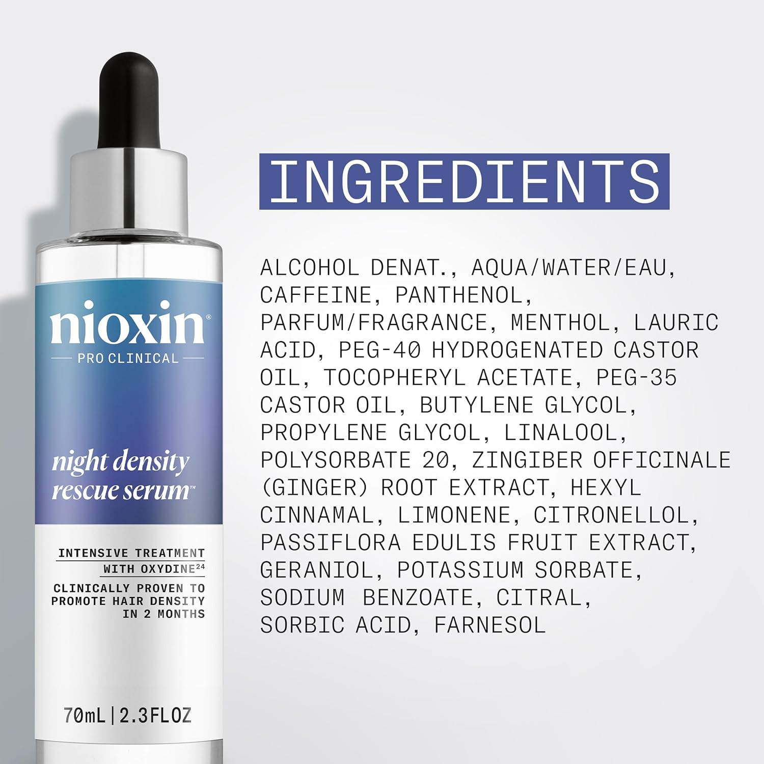 Nioxin Night Density Rescue 2.4oz / 70ml