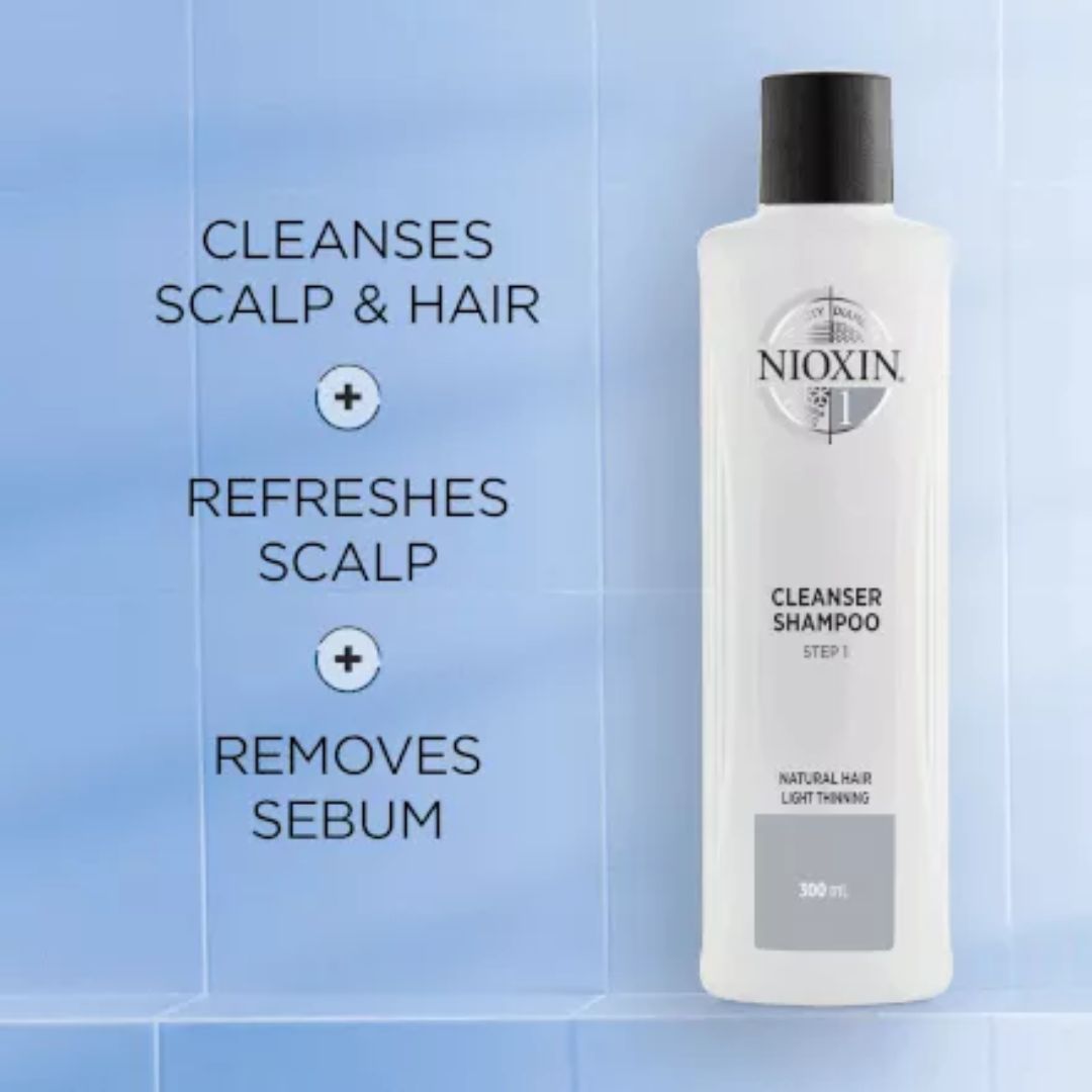 Nioxin Cleanser Shampoo System 1 Benefits