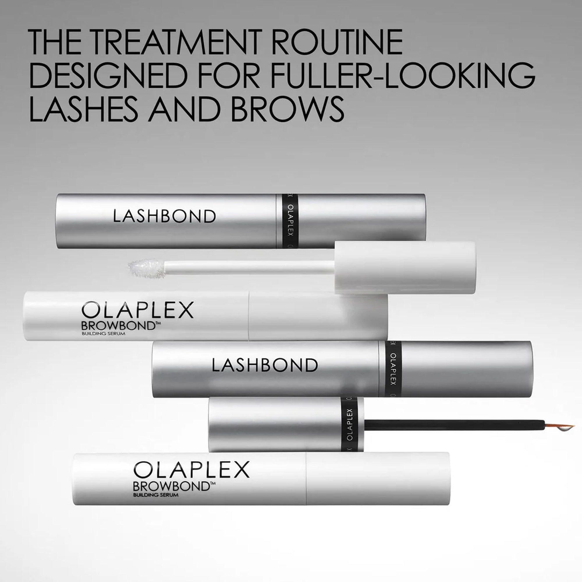 OLAPLEX Bond Building Serum is the treatment routine designed for fuller looking lashes and brows