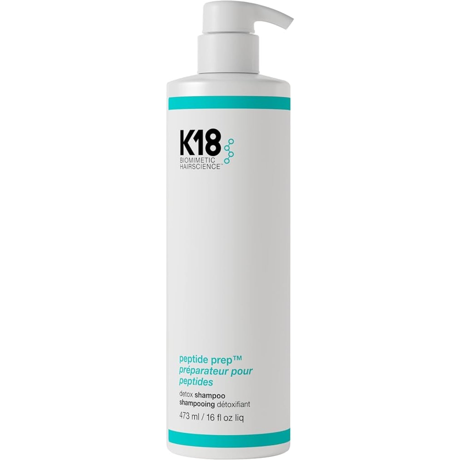 K18 PEPTIDE PREP Clarifying Detox Shampoo 16oz / 473ml