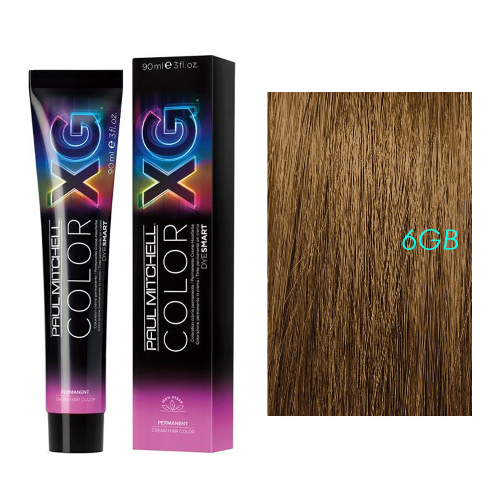 Paul Mitchell The Color XG Professional Permanent Cream Hair Color  Gold Brown Level 3oz / 90ml