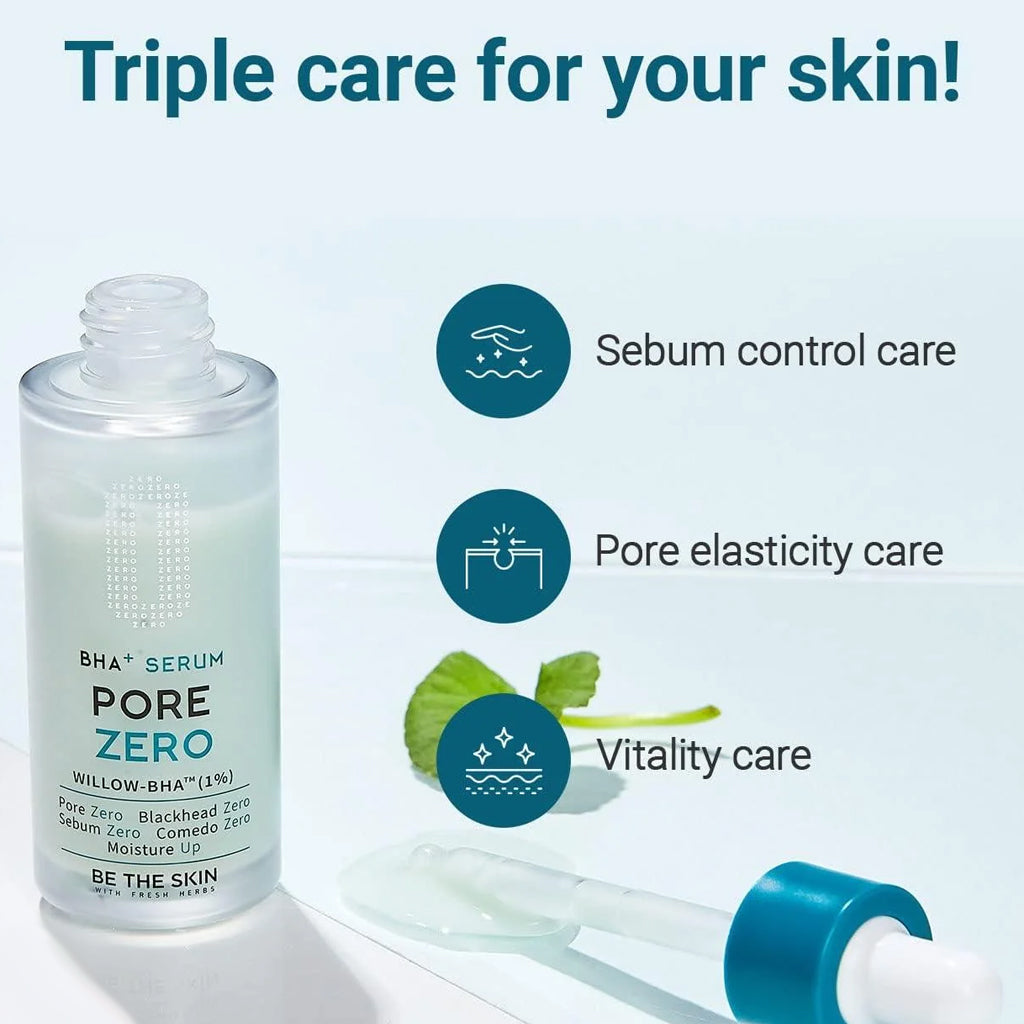 Be The Skin Pore Zero serum for smooth, clear, and fresh skin
