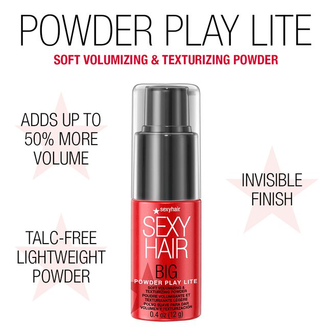 Big Sexy Hair Powder Play Lite Soft Volumizing & Texturizing Powder Benefits