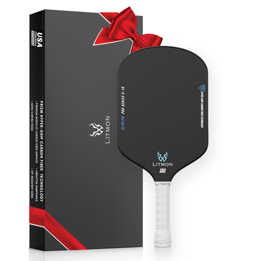 Litmon - Pickleball Paddle - USAPA Approved - Premium 16mm Thermoformed Carbon Fiber Surface Pickleball Racket Litmon - Pickleball Paddle - USAPA Approved - Premium 16mm Thermoformed Carbon Fiber Surface Pickleball Racket