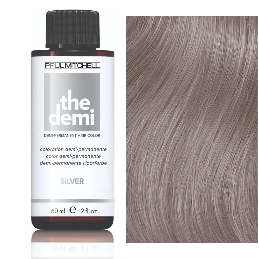 Paul Mitchell The Demi Muted Metallic Tone Semi-Permanent Hair Color 2oz Silver