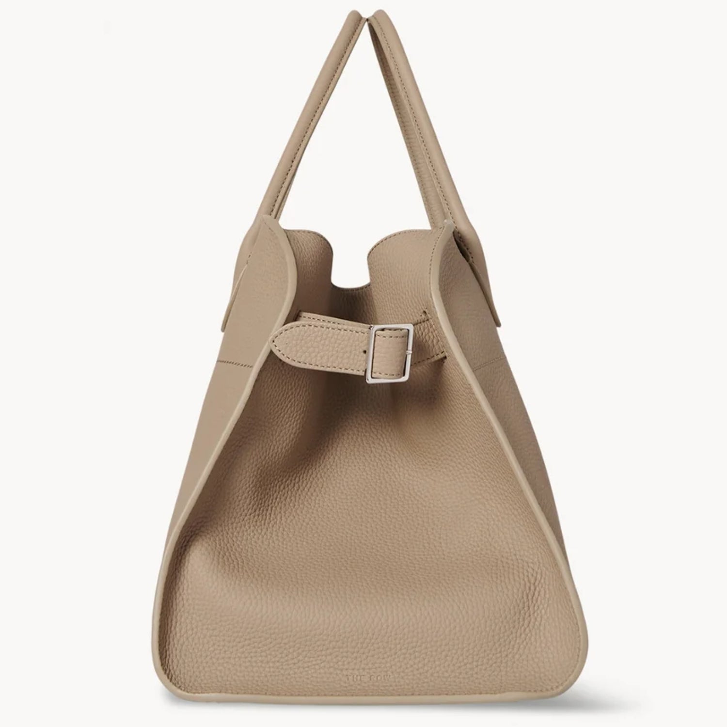 Modern Structured Grained Leather Tote Bag – Large, Mocha, Taupe or Black