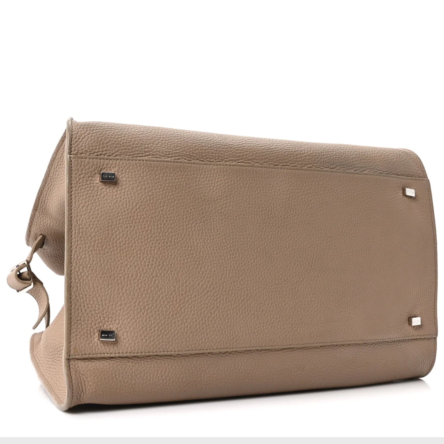 Modern Structured Grained Leather Tote Bag – Large, Mocha, Taupe or Black