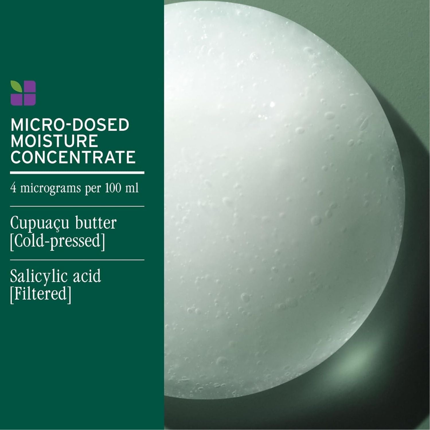 New Biolage Ultra Hydra Source hero ingredient cupuacu butter and salicylic acid concentrate