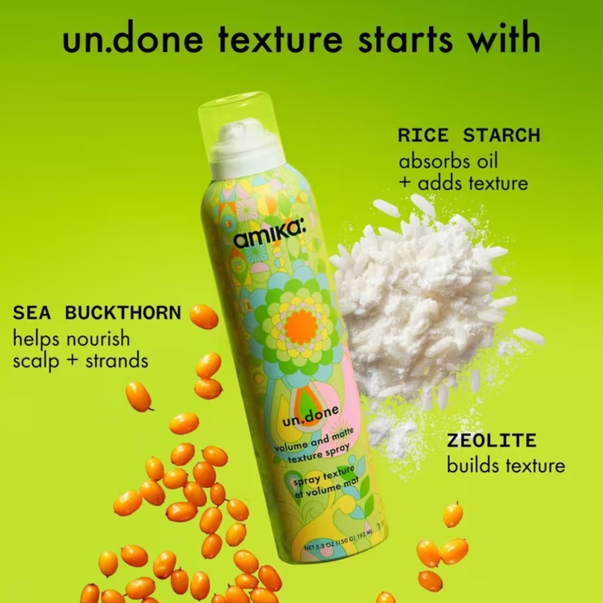 amika Un.Done Texture Spray ingredients