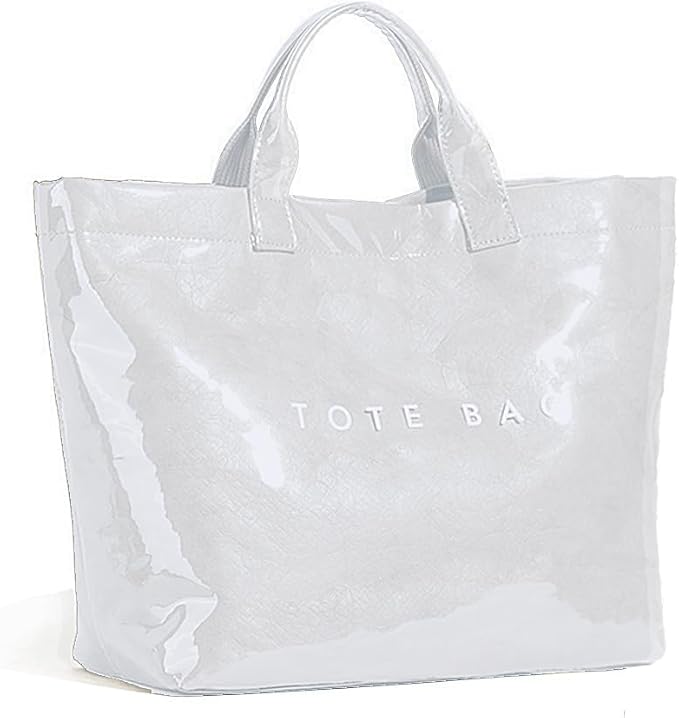 Famous Tote – Large Waterproof Kraft Paper Shoulder Bag