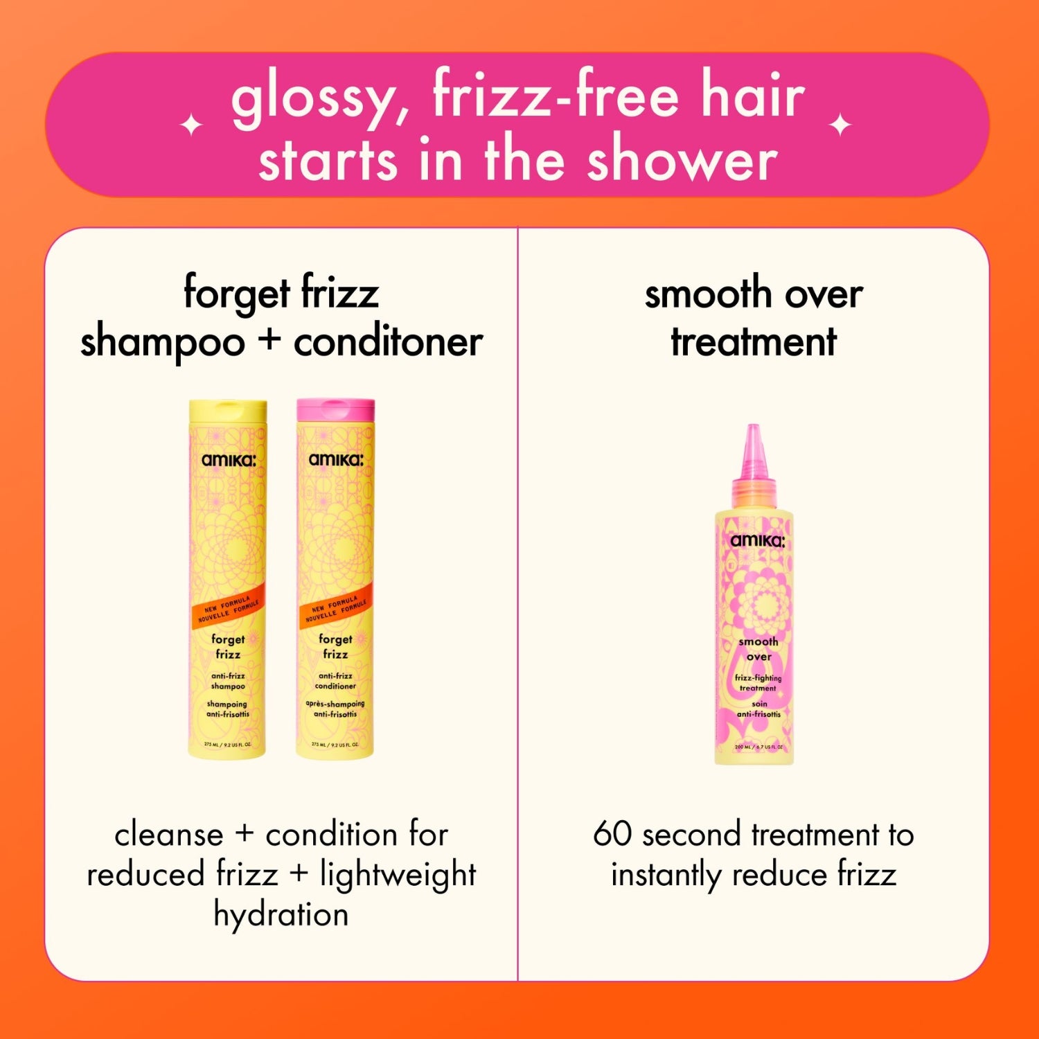 amika Forget Frizz Anti-Frizz 